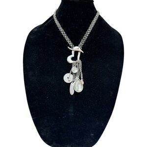 Chico’s Double Strand Charm Necklace